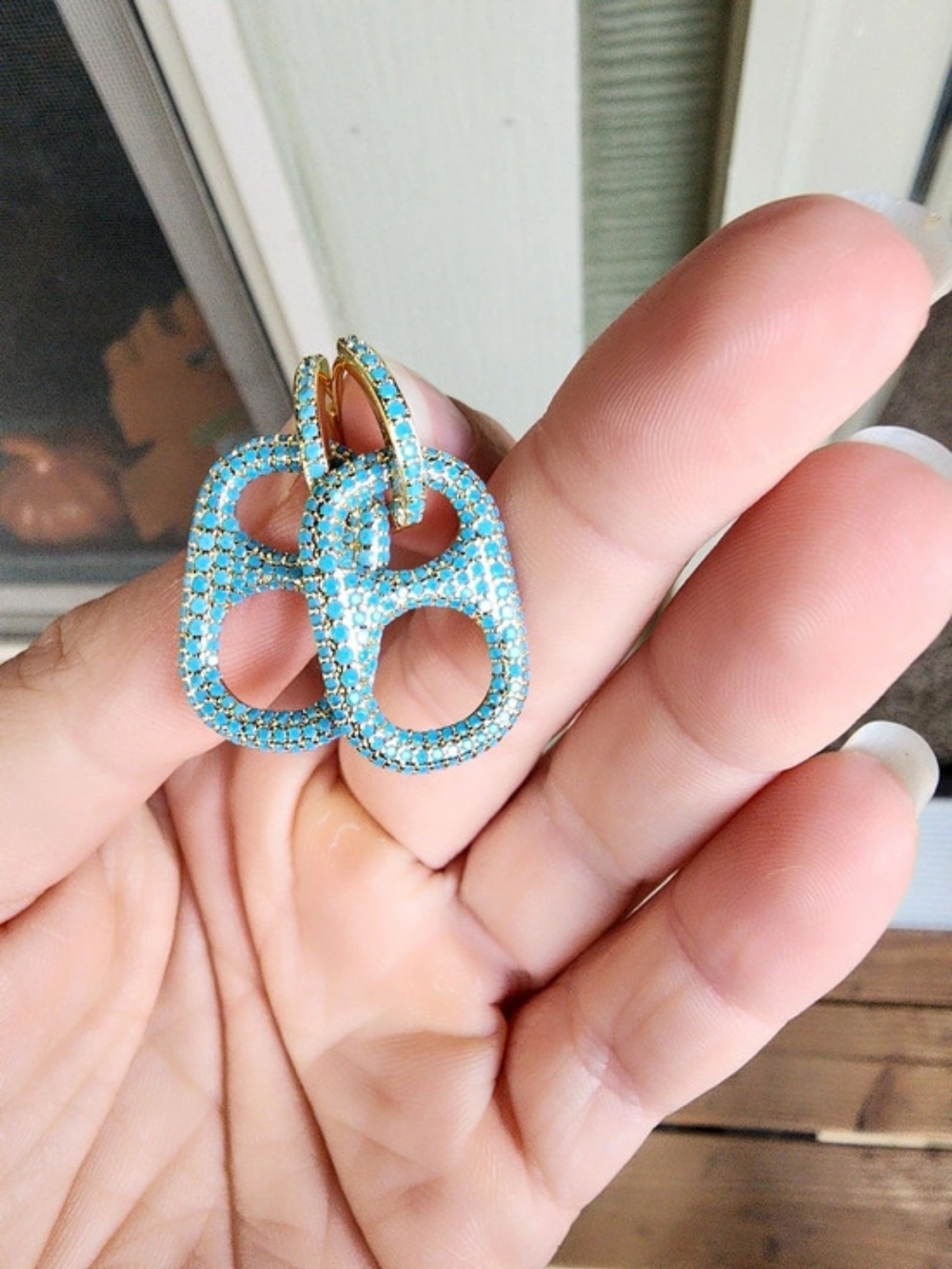 NWOT Hillbetty Soda Tab Earrings